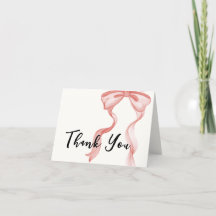 Roze Modern Bow Meisje Baby shower