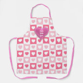 Roze Modern Heart Love Collectie Schort (Voorkant)