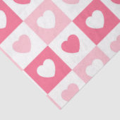 Roze Modern Heart Love Collectie Tissuepapier (Detail)