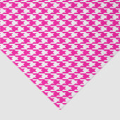 Roze Modern Houndstooth op Emporiomoffa Tissuepapier (Detail)