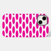 Roze Modern Oval op Emporiomoffa Case-Mate iPhone Case (Achterkant (horizontaal))