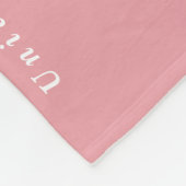 roze modern script afstudeerder multi-fotoreklasse fleece deken (Hoek)