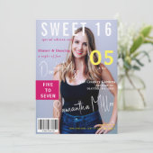 Roze modern tijdschrift Hoesje 2 Foto's gezoet 16 Kaart (Staand voorkant)