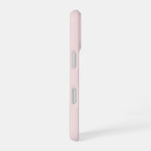 Roze Modern Zakelijk Logo & QR Code Promotie iPhone 16 Hoesje (Rechterkant)