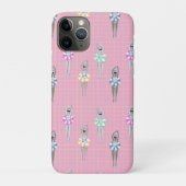 Roze moderne artistieke zwemmers Case-Mate iPhone case (Achterkant)