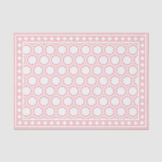 Roze Moderne Been Inleg Decoupage Papier (Voorkant)