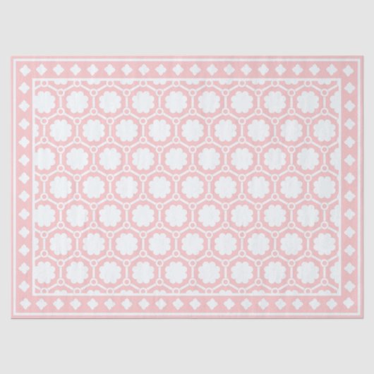 Roze Moderne Been Inleg Decoupage Papier (Voorkant)