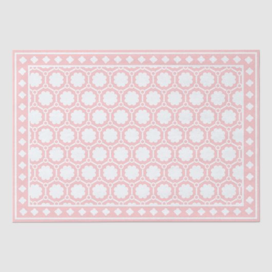 Roze Moderne Been Inleg Decoupage Papier (Voorkant)