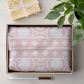 Roze Moderne Been Intarsia Decoupage Papier (Geschenk)