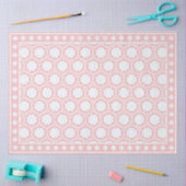Roze Moderne Been Intarsia Decoupage Papier (Craft)