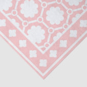Roze Moderne Been Intarsia Decoupage Papier (Detail)