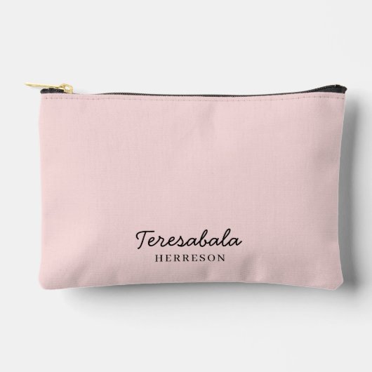 Roze moderne bruidsmeisje script ontwerp etui (Voorkant)