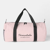 Roze moderne bruidsmeisje script ontwerp plunjezak (Achterkant)