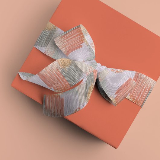 Roze, moderne buitenste laag satijnen lint