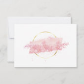 roze moderne cadeaubon logo QR-code (Achterkant)