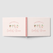 Roze, moderne drinken vrijgezellenfeest gastenboek (Volledig)