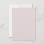 Roze moderne, eenvoudige uitnodiging voor 30e verj (Achterkant)