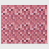 Roze | Moderne faux glitter & opaal Cadeaupapier (Vlak)