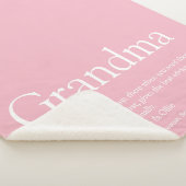  roze moderne film sherpa deken (3/4)