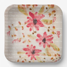Roze moderne Floral