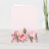 Roze Moderne Gelukkige Valentijnsdag  Kaart (Achterkant)