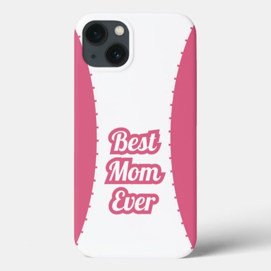 Roze moderne iPhone-hoesje 'Beste moeder ooit' Case-Mate iPhone Case (Achterkant)