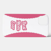 Roze moderne iPhone-hoesje 'Beste moeder ooit' Case-Mate iPhone Case (Achterkant (horizontaal))