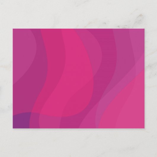 Roze, moderne, koele, trendy stedelijke golvende i briefkaart (Voorkant)