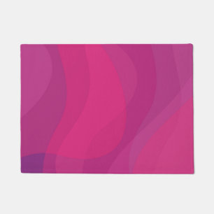 Roze, moderne, koele, trendy stedelijke golvende i deurmat