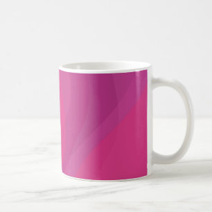Roze, moderne, koele, trendy stedelijke golvende i koffiemok