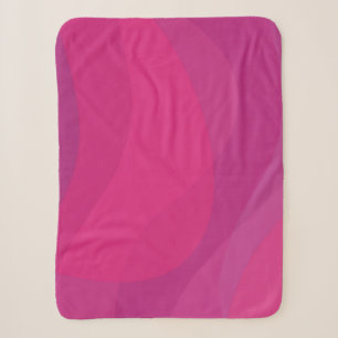 Roze, moderne, koele, trendy stedelijke golvende i sherpa deken