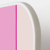 Roze Moderne Monogram Pickleball Paddle (Links Detail)