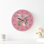 Roze moderne raketten uit de middeleeuwen grote klok (Huis)