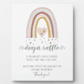 Roze moderne regenbooghartsterren Doordrukbord Fotoplaat (Voorkant)