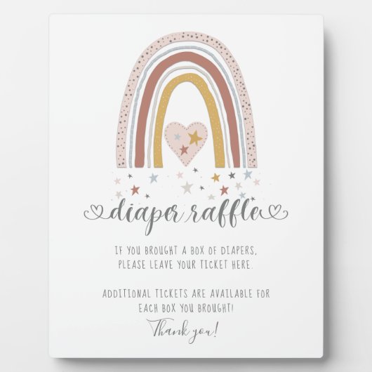 Roze moderne regenbooghartsterren Doordrukbord Fotoplaat (Voorkant)