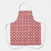 Roze moderne textuur schort (Voorkant)