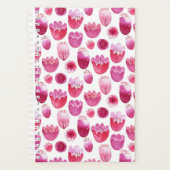 Roze moderne Waterverf Planner (Voorkant)