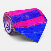 Roze moderne zakelijke roze roze blauw, helder stropdas (Opgerold)