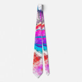 Roze moderne zakelijke roze roze blauw, helder stropdas (Voorkant)