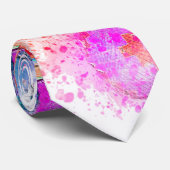 Roze moderne zakelijke roze roze blauw, helder stropdas (Opgerold)