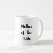 Roze Moeder van de Bruid Koffiemok (Voorkant rechts)