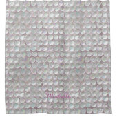 Roze moeder van Parelharsen Bathroom Douchegordijn (Voorkant)