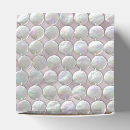 Roze moeder van Parelsequins Bedankdoosjes (Bovenkant)