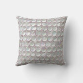 Roze moeder van Parelsequins Kussen (Achterkant)