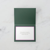 Roze moeder & witte orchideeën bloemenchic Dank je Kaart (Binnen)