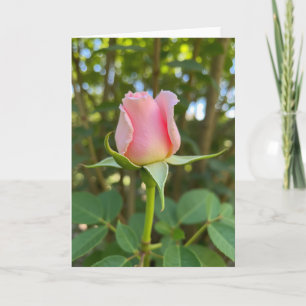 Roze Moederdag Bloemkaart Kaart