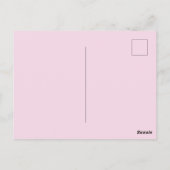 Roze Moederdag Briefkaart (Achterkant)