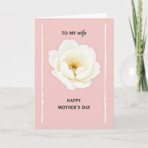 Roze Moederdag Liefde Kaart