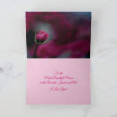 Roze Moederdag Wenskaart Kaart (Binnen)