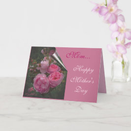 Roze Moederdagkaart Kaart
